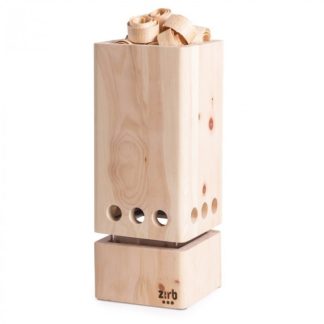 Aromalife Zirb Raumlüfter inklusive Zirb Öl und Locken