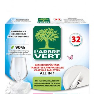 LARBRE VERT Ökologische Geschirrspül-Tabs All in 1 32 Stk