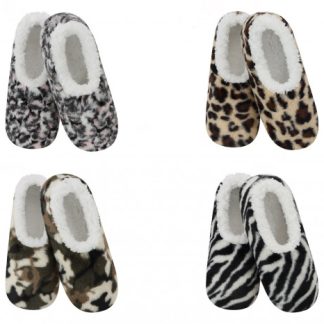 SNOOZIES Anti-Rutsch Pant S-M-L Wom Jungle 1 Paar x 3Stk