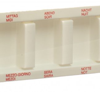 GERMANN Tagesmedikamentendisp weiss/rot beschrift