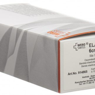 WERO SWISS Elasticolor Elastische Binde 5mx6cm lila 10 Stk