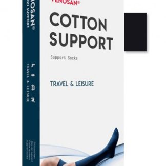 Venosan COTTON SUPPORT Socks A-D L black 1 Paar
