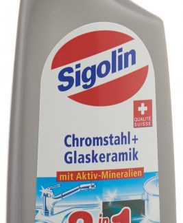 Sigolin 2in1 Chromstahl + Glaskeramik Fl 250 ml