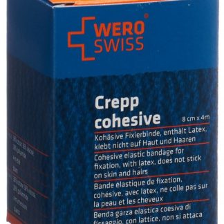 WERO SWISS Lux K-10 Elastische Fixierbinde 4mx8cm weiss