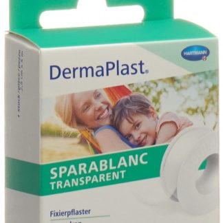 Dermaplast Sparablanc Transparent 2.5cmx5m weiss