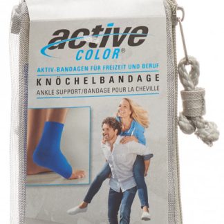 Bort ActiveColor Knöchelbandage S -21cm blau