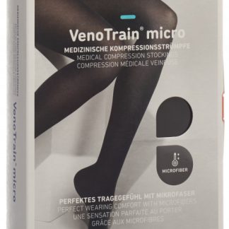 VENOTRAIN MICRO A-TU KKL2 M normal/short geschlossene Fussspitze schwarz 1 Paar