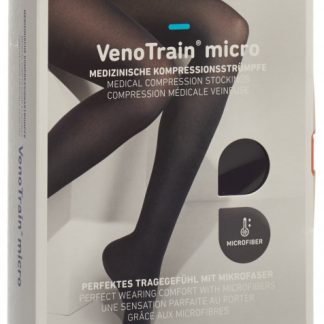 VENOTRAIN MICRO A-TU KKL2 M plus/short geschlossene Fussspitze schwarz 1 Paar
