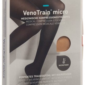 VENOTRAIN MICRO A-D KKL2 M normal/short geschlossene Fussspitze creme 1 Paar