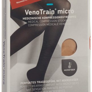 VENOTRAIN MICRO A-D KKL2 L plus/long geschlossene Fussspitze creme 1 Paar