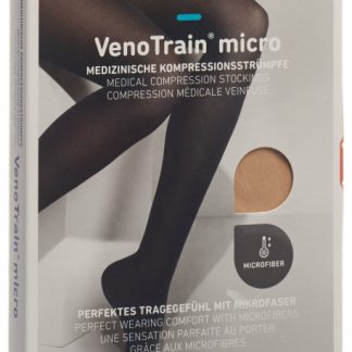 VENOTRAIN MICRO A-D KKL2 S plus/short geschlossene Fussspitze creme 1 Paar