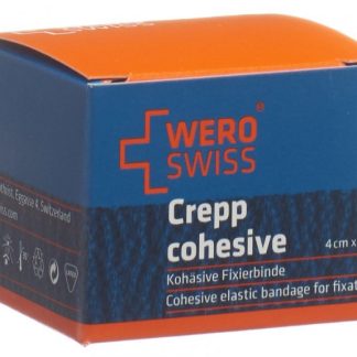 WERO SWISS Lux K-10 Elastische Fixierbinde 4mx4cm weiss
