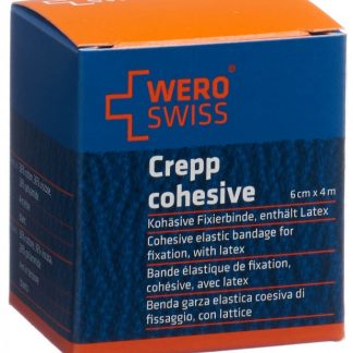 WERO SWISS Lux K-10 Elastische Fixierbinde 4mx6cm weiss