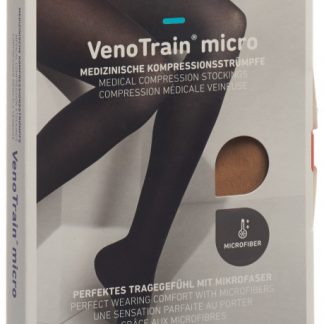 VENOTRAIN MICRO A-D KKL2 S normal/short offene Fussspitze caramel 1 Paar
