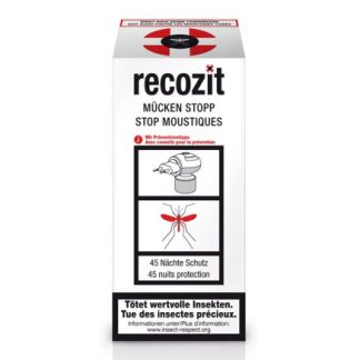 Recozit Mücken Stopp Stecker mit Flüssigkeit