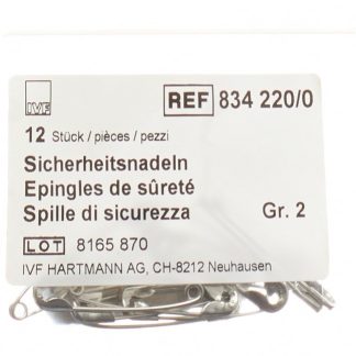 IVF Sicherheitsnadeln Gr2 38mm Btl 12 Stk