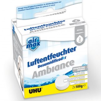 Uhu Airmax Luftentfeuchter Tabs neutral 2 x 100 g