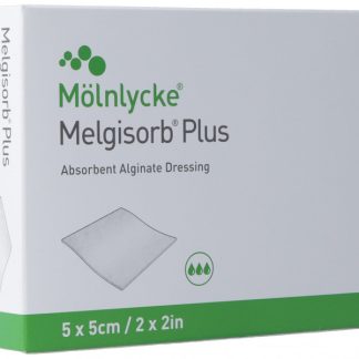 Melgisorb Plus Alginat-Verband 5x5cm steril 10 Stk