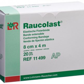 Raucolast elastische Fixierbinde 8cmx4m 20 Stk