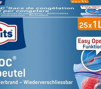 Toppits Safeloc Beutel 1l 18x20cm 25 Stk