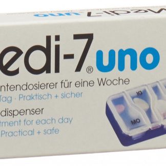 Medi-7 Medikamentendosierer uno 7 Tage blau