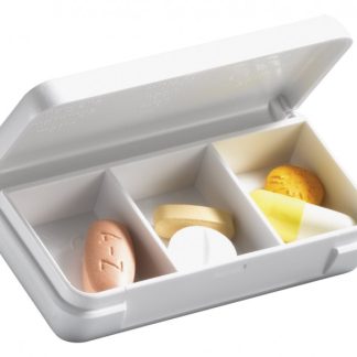 Supair Tablettendose petit 1 Tag 3 Fächer weiss