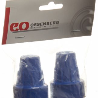 Ossenberg Krückenkapsel Pivoflex 16mm blau 1 Paar