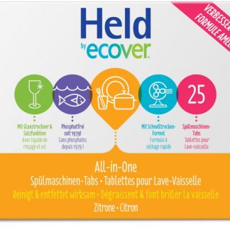 Held Geschirrspülmittel Tabs All in One Zitrone 500 g