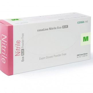 cosaLine Untersuchungshandschuhe M Nitril Eco blau puderfrei 200 Stk