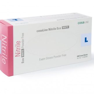cosaLine Untersuchungshandschuhe L Nitril Eco weiss puderfrei 200 Stk