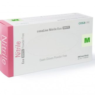 cosaLine Untersuchungshandschuhe M Nitril Eco weiss puderfrei 200 Stk