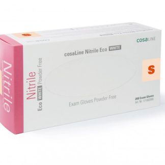 cosaLine Untersuchungshandschuhe S Nitril Eco weiss puderfrei 200 Stk