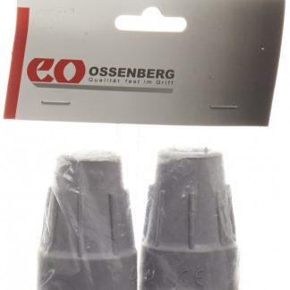 Ossenberg Krückenkapsel Pivoflex 19mm grau 1 Paar
