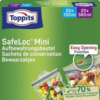 Toppits Mini Zip Verschlussbeutel 40 Stk