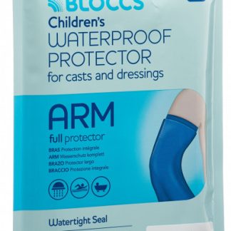 Bloccs Bad und Dusche Wasserschutz für den Arm 17-28/43cm Kind
