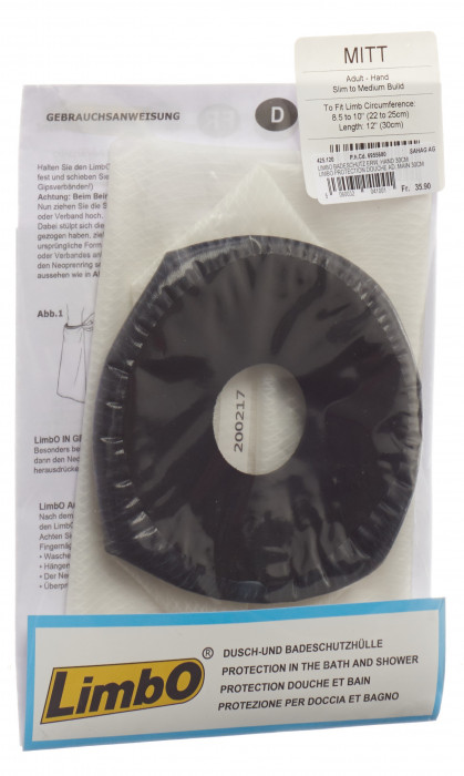 Limbo Badeschutz 30cm Hand Erwachsene wasserdicht