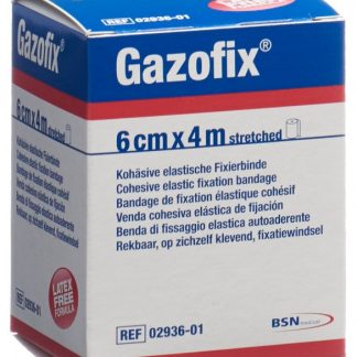 Gazofix kohäsive Fixierbinde 6cmx4m hautfarben latexfrei