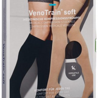 VENOTRAIN SOFT A-D KKL2 S normal/short geschlossene Fussspitze schwarz 1 Paar