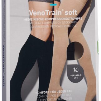 VENOTRAIN SOFT A-D KKL2 M normal/long geschlossene Fussspitze schwarz 1 Paar
