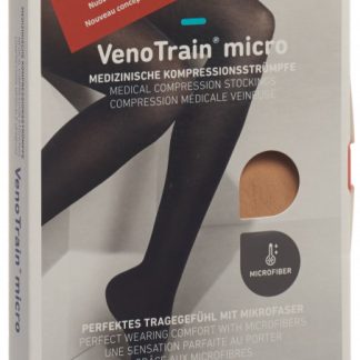 VENOTRAIN MICRO A-D KKL2 S plus/long offene Fussspitze creme 1 Paar