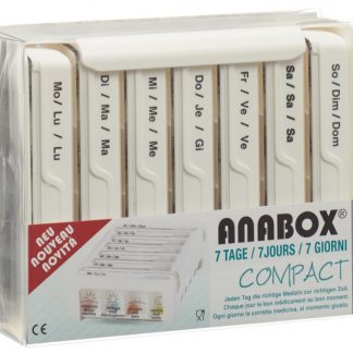 Anabox Compact 7 Tage deutsch/französisch/italienisch weiss