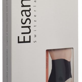 Eusana Nierenwärmer anatomisch Seide/Wolle M schwarz