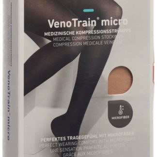 VENOTRAIN MICRO A-TU KKL2 M plus/long geschlossene Fussspitze creme 1 Paar