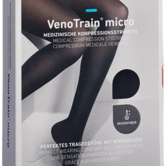 VENOTRAIN MICRO A-TU KKL2 M normal/long offene Fussspitze schwarz 1 Paar