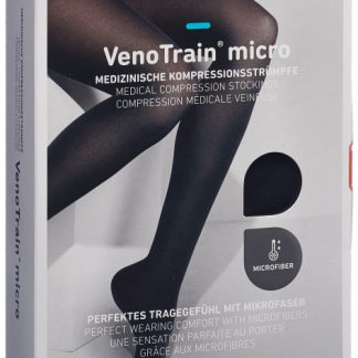 VENOTRAIN MICRO A-TU KKL2 S plus/long offene Fussspitze schwarz 1 Paar
