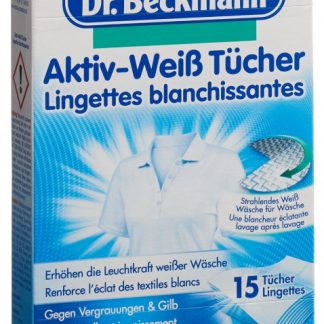 Dr Beckmann Aktiv-Weiß Tücher 15 Stk