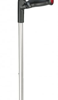 Ossenberg Krücke alu/schwarz Orthogriff 140kg 1 Paar