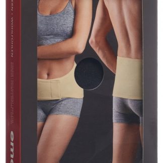 emosan Ultra Nierenwärmer Velcro S grau mit Swisstag