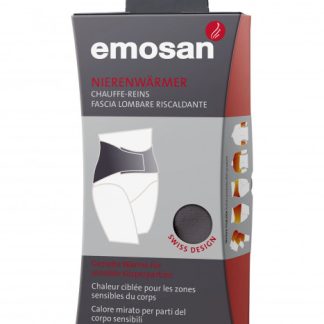 emosan Ultra Nierenwärmer Velcro XL grau mit Swisstag