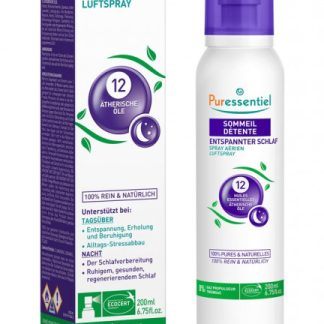 Puressentiel Entspannter Schlaf Umgebungsspray 12 ätherische Öle 200 ml